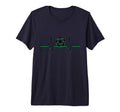 Soccer Ball Heartbeat Ekg Pulse T-Shirt - Aesthetic Graphic Men Women