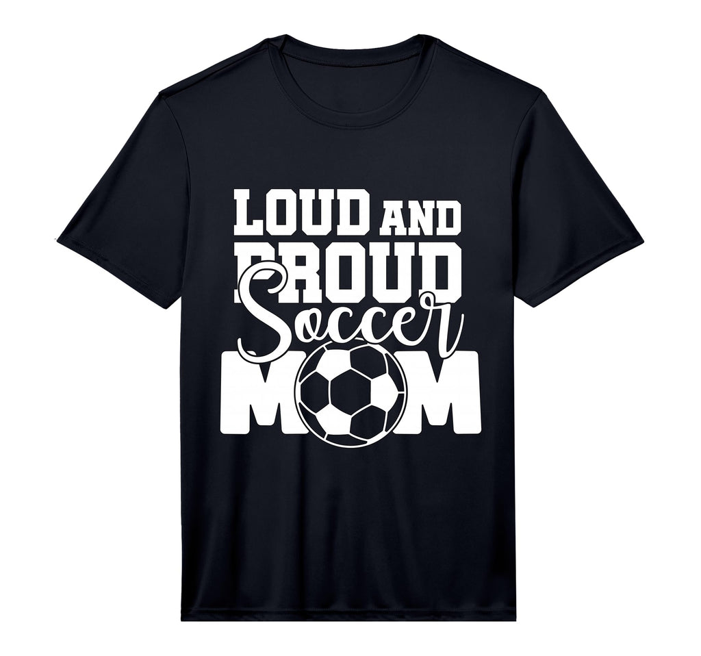 Mens Loud And Proud Soccer Mom T-Shirt - Trendy Graphic for Adults