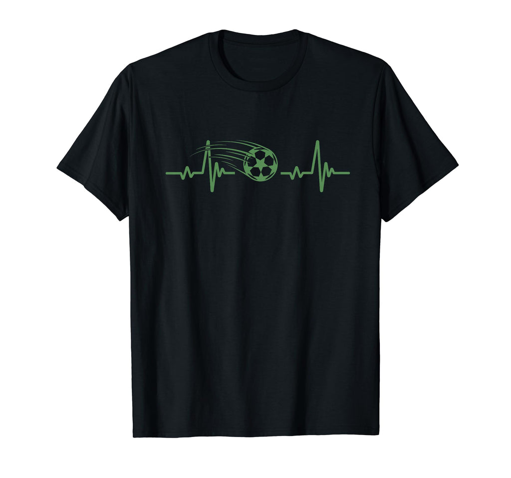 Soccer Heartbeat Tees Soccer Ball T-Shirt - Aesthetic Graphic Men Women