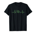Soccer Heartbeat Tees Soccer Ball T-Shirt - Aesthetic Graphic Men Women