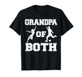 Grandpa Both Funny Soccer And Dance T-Shirt - Fun Novelty Design Unisex