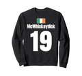 Funny Irish Soccer Jersey St Patricks Sweatshirt - Trendy Graphic Unisex