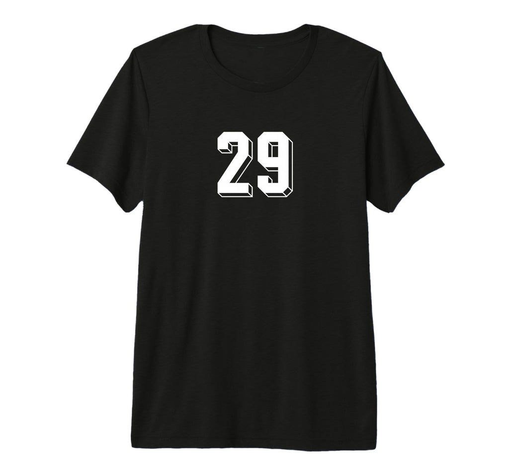 Number 29 80S 90S Soccer Team Jersey T-Shirt - Novelty Apparel Unisex