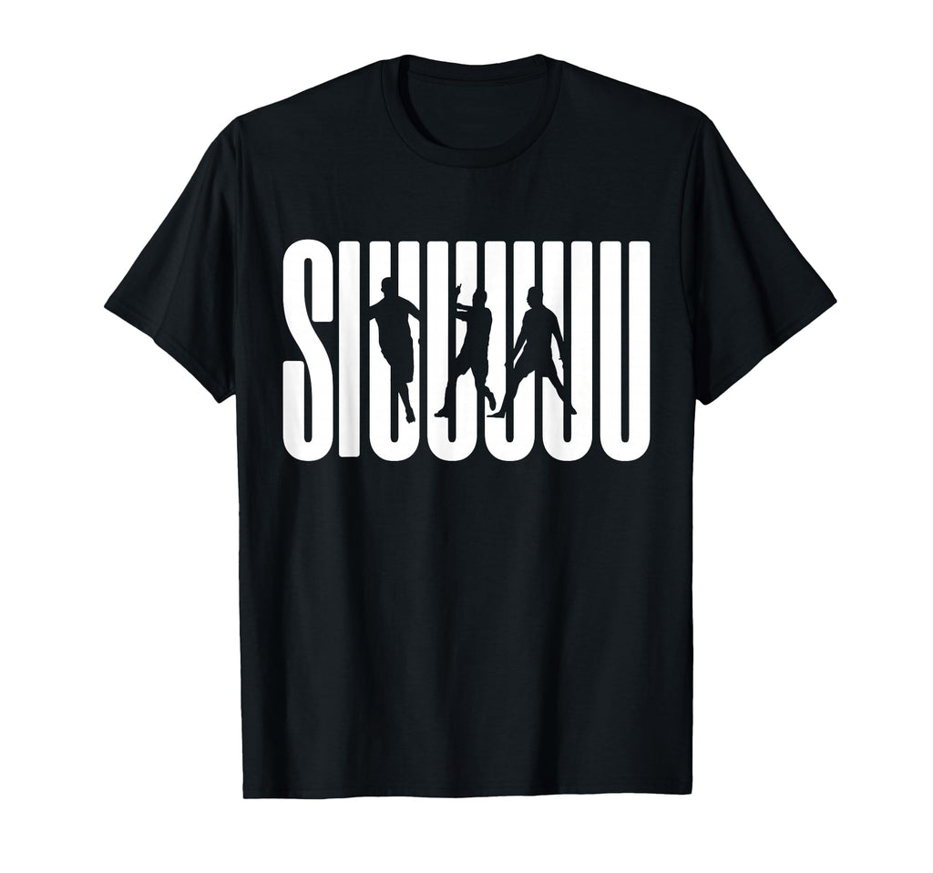 Siuuu Funny Soccer Football Soccer T-Shirt - Custom Art Print for Adults