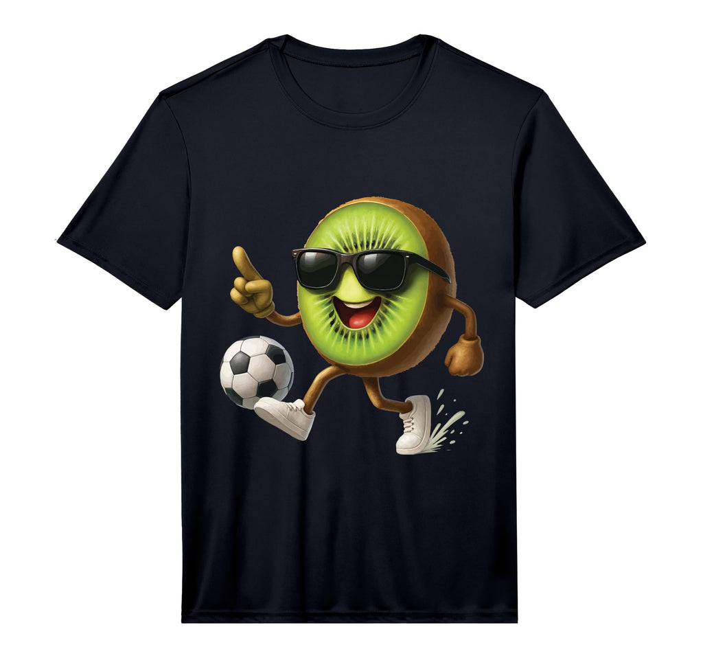 Kiwi Soccer Performance T-Shirt - Graphic Print for Adults