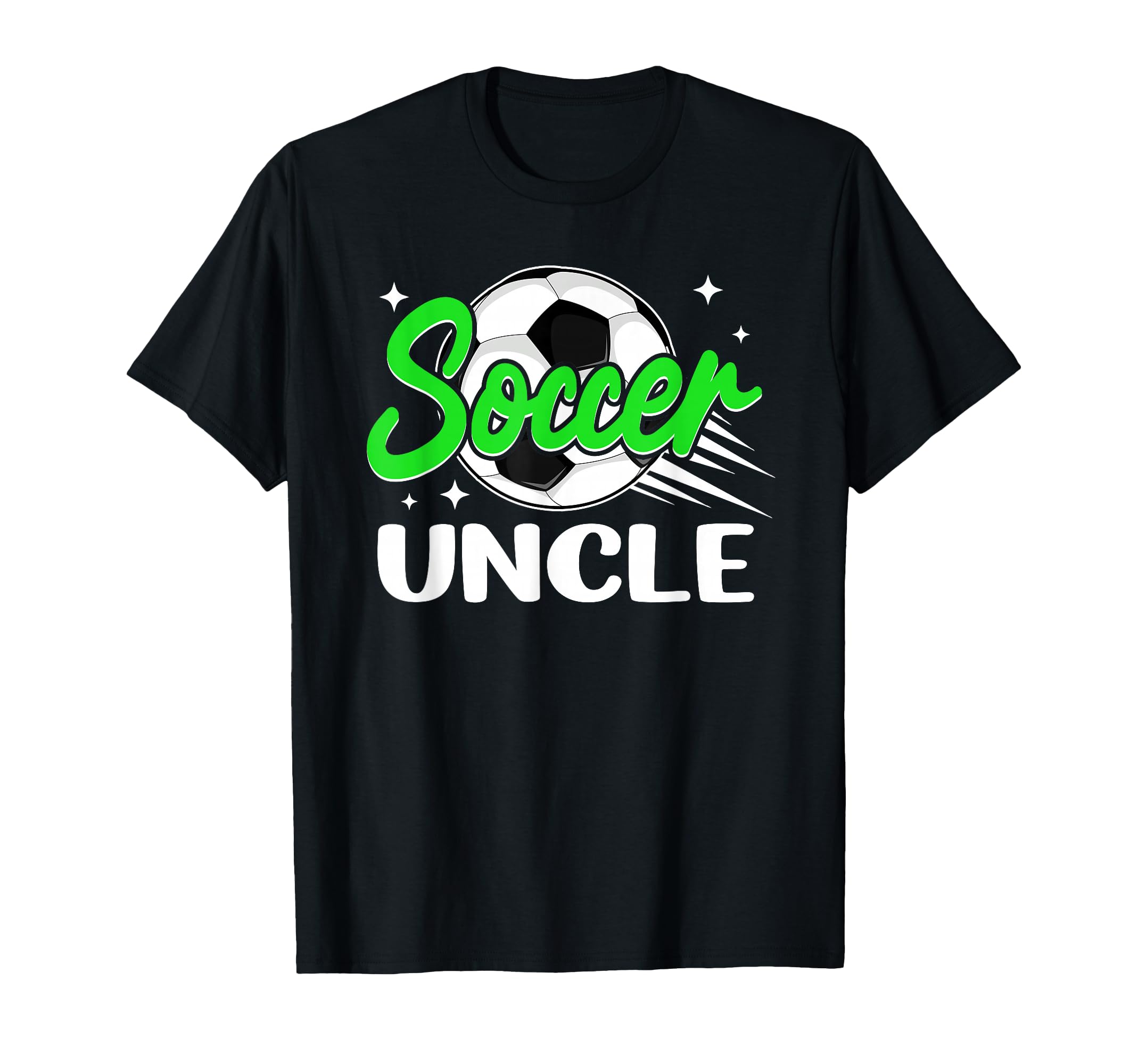 Soccer Uncle Birthday Sport Family T-Shirt - Graphic Print for Adults