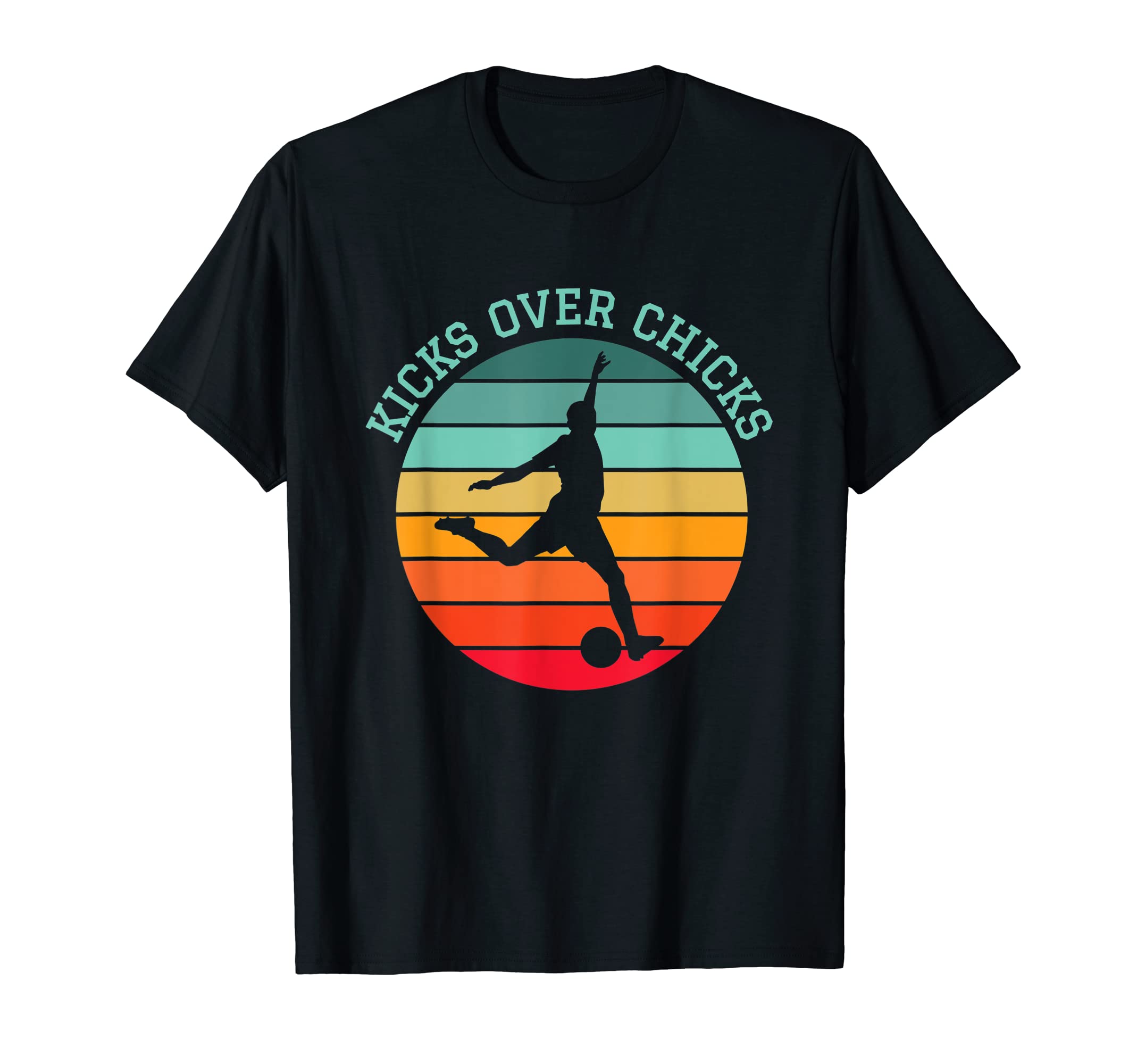 Kicks Over Chicks Sarcastic Valentines Day T-Shirt - Trendy Graphic Unisex