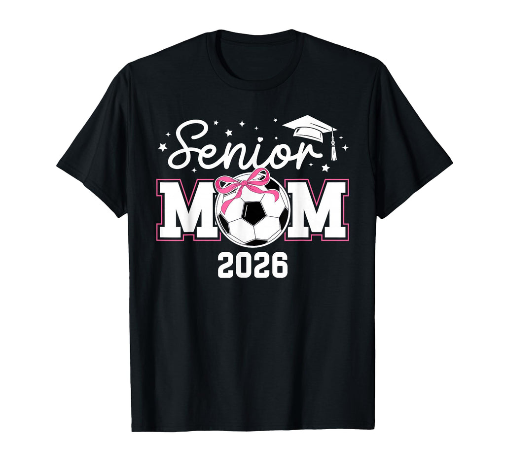 Soccer Senior Mom Senior Soccer Player Mom T-Shirt - Unique Graphic Unisex