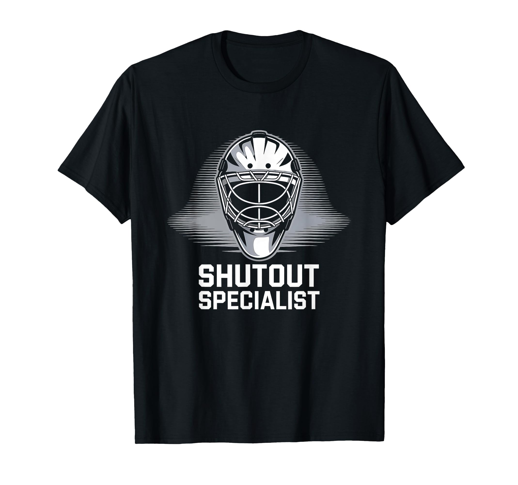 Hockey Player Shutout Penalty Box T-Shirt - Fun Novelty Design for Adults