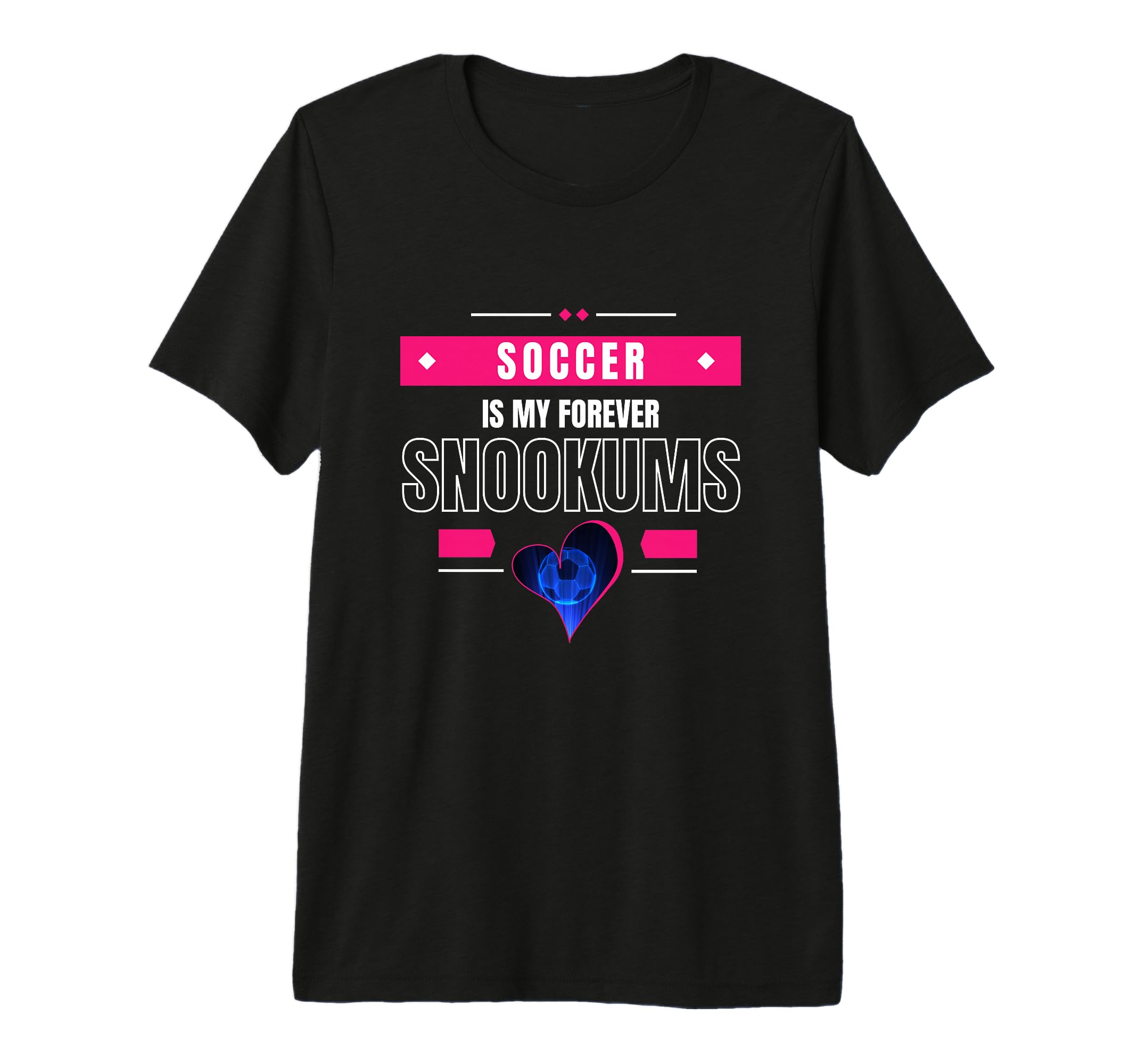 Heart Game Soccer Is My Forever T-Shirt - Custom Art Print for Adults