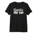 Mens Soccer Goalie Pop Pop Soccer T-Shirt - Casual Everyday Wear Men Women