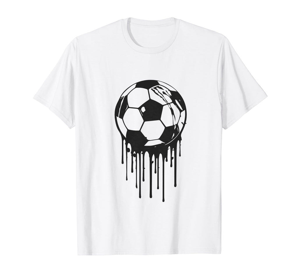 Soccer Ball Splash Soccer Player Sport T-Shirt - Unique Graphic for Adults
