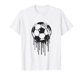 Soccer Ball Splash Soccer Player Sport T-Shirt - Unique Graphic for Adults