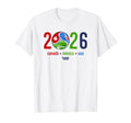 Superfan 2026 Canada Mexico Usa Soccer T-Shirt - Trendy Graphic for Adults