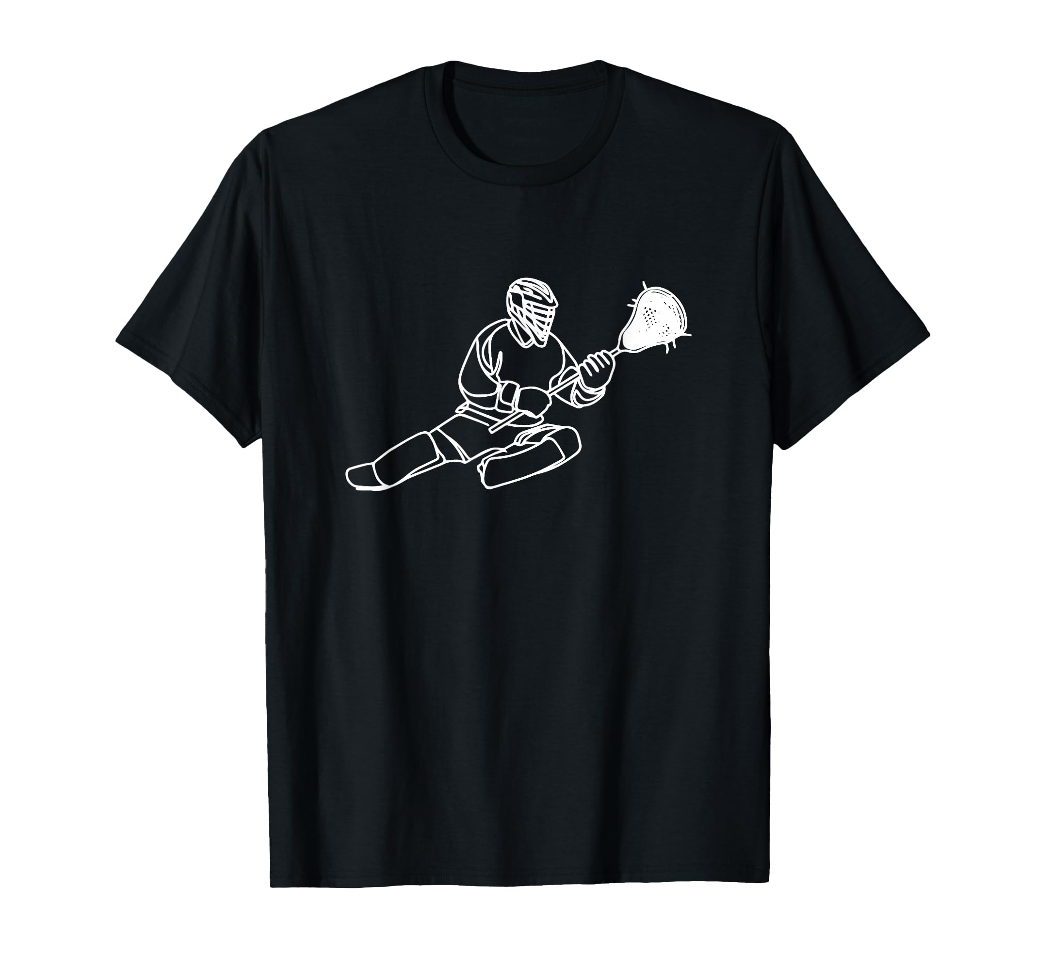 Lacrosse Goalkeeper Team Sport T-Shirt - Casual Everyday Wear Unisex