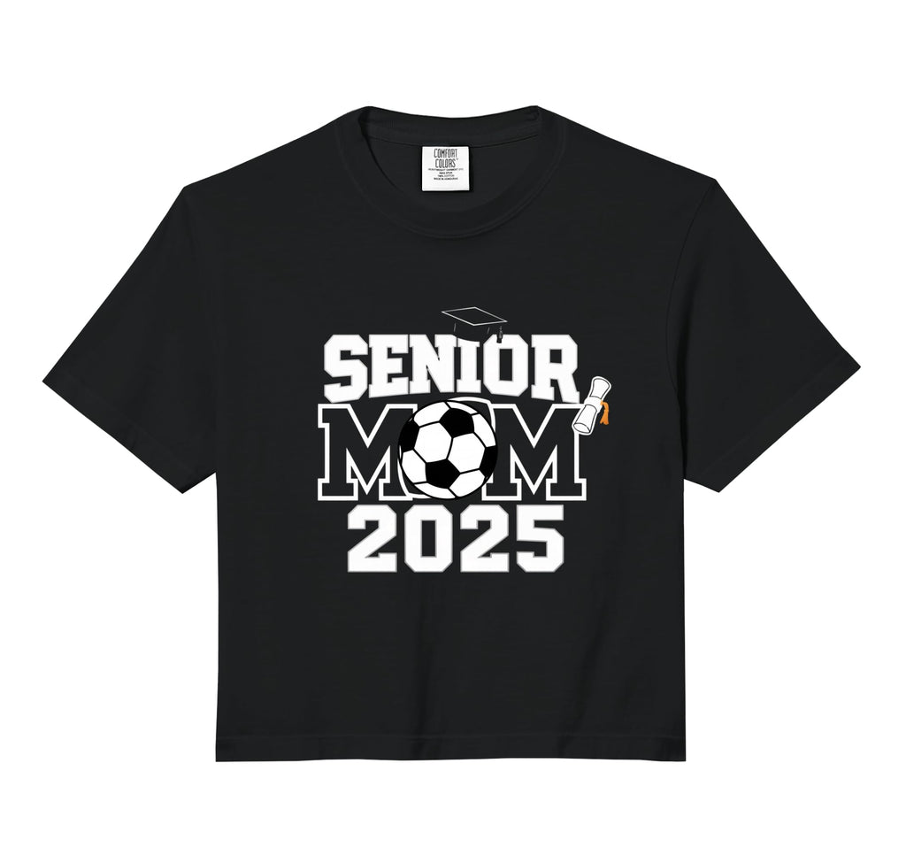 Senior 2025 Soccer Mom High School Hoodie - Unique Graphic for Adults