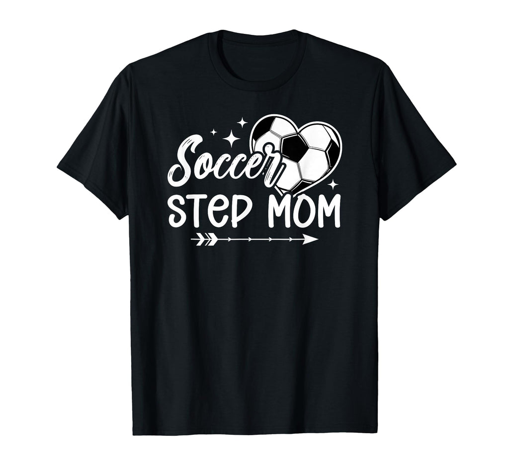 Soccer Step Mom Soccer Player Step Mother T-Shirt - Graphic Print Unisex