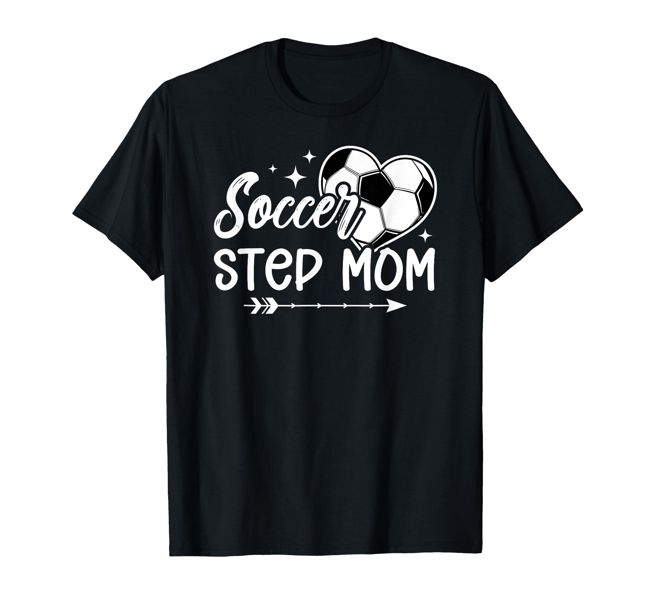 Soccer Step Mom Soccer Player Step Mother T-Shirt - Graphic Print Unisex