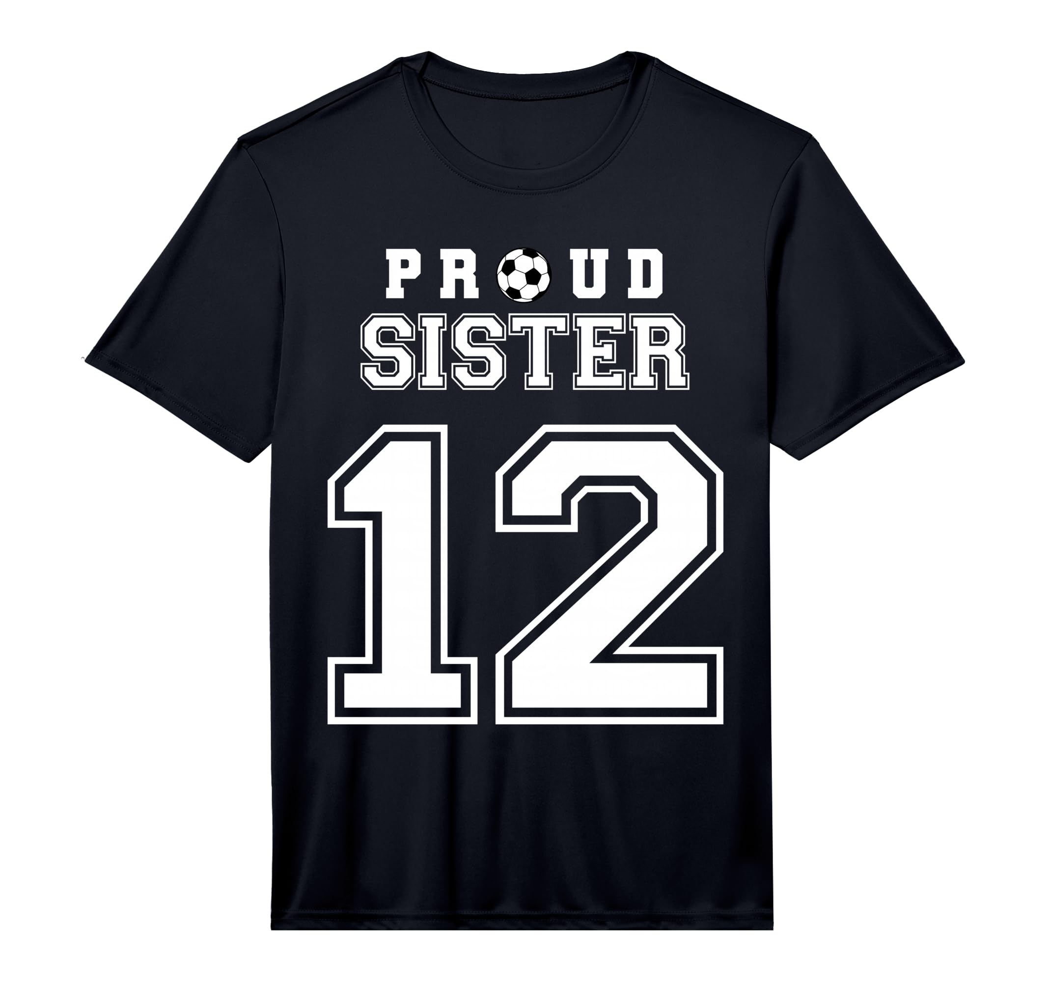 Number 12 Custom Proud Soccer Futbol T-Shirt - Unique Graphic Men Women