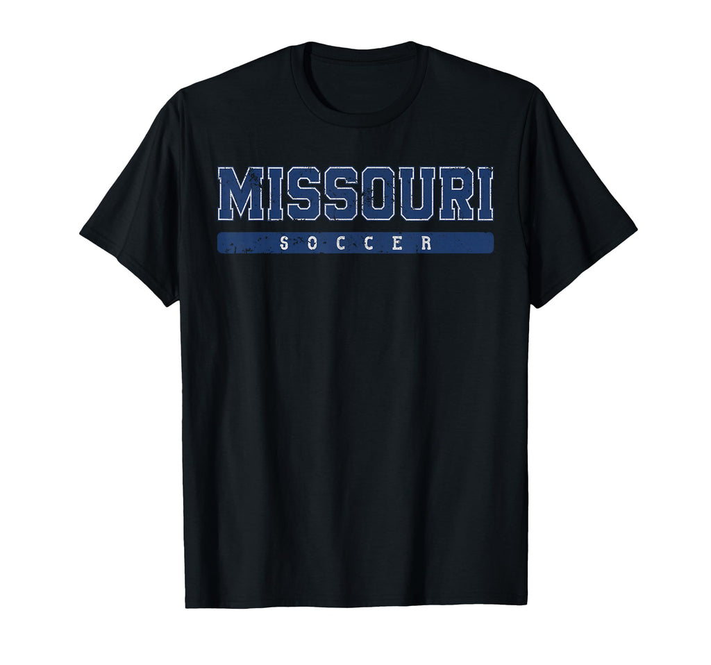 Missouri Soccer Tees Tanks Tops Sweatshirt - Minimalist Print for Adults