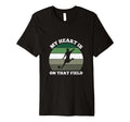 Soccer Player Heart That Field T-Shirt - Casual Everyday Wear Men Women