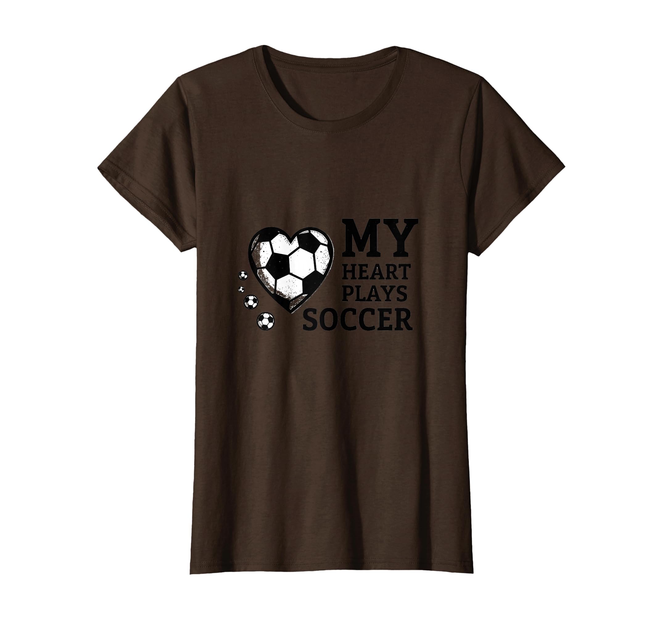 My Heart Plays Soccer Mom T-Shirt - Custom Art Print Unisex