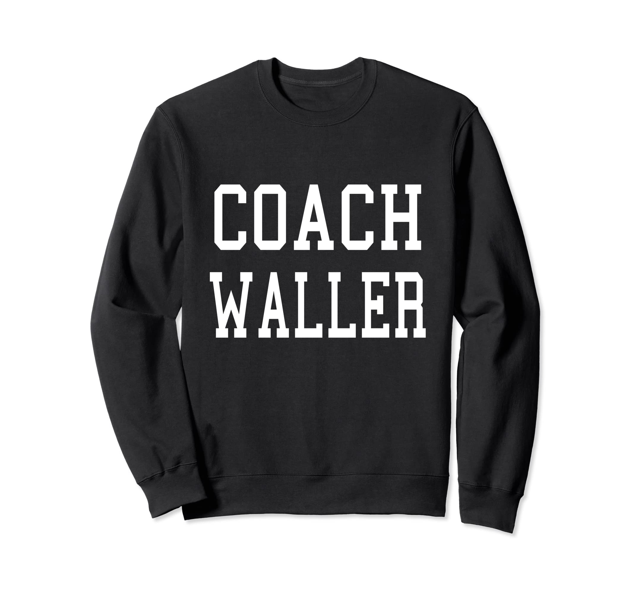 Coach Waller Custom Football Sweatshirt - Minimalist Print Men Women