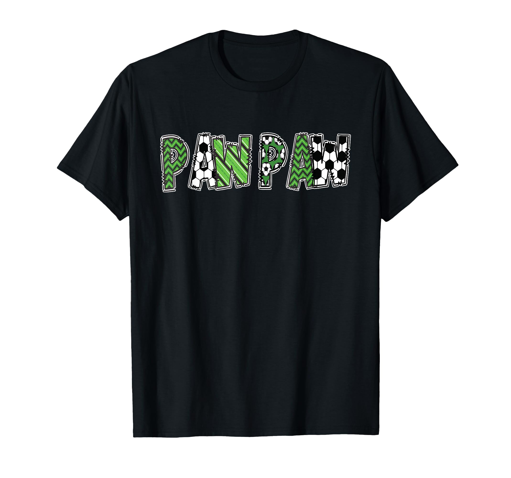 Soccer Grandpa Paw Paw Birthday Party T-Shirt - Aesthetic Graphic Men Women