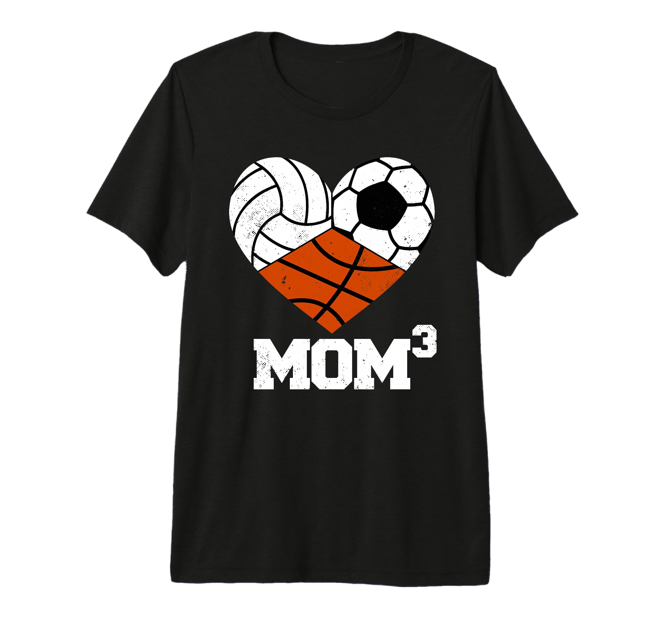 Mom Cubed Mom3 Mom Three Volleyball T-Shirt - Aesthetic Graphic for Adults