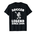 Born 2004 Soccer Team Player Sports T-Shirt - Streetwear Style for Adults
