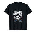 Soccer Brother Match Football Game T-Shirt - Minimalist Print for Adults