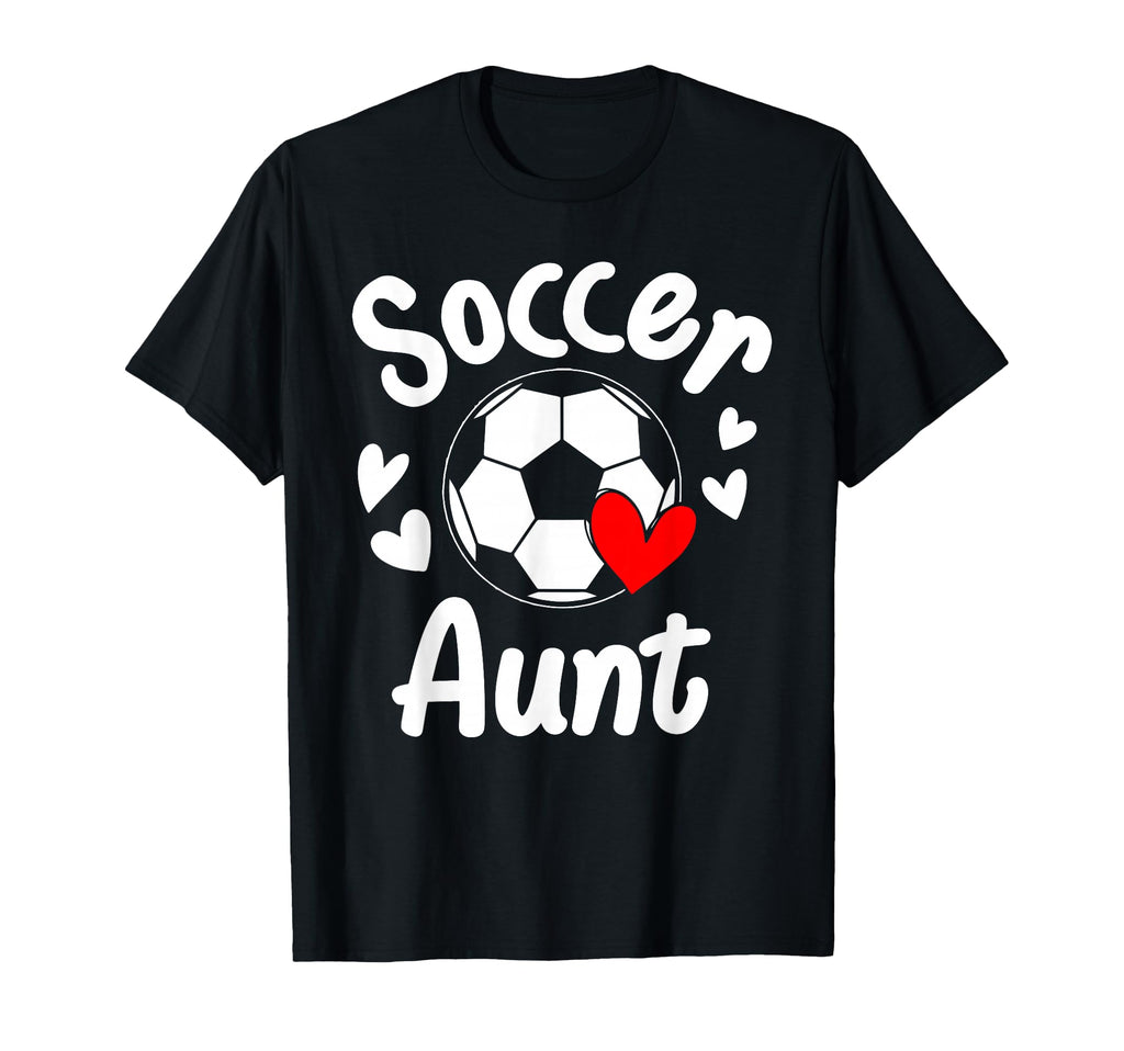 Soccer Aunt Heart Thats My Nephew Funny T-Shirt - Custom Art Print Unisex