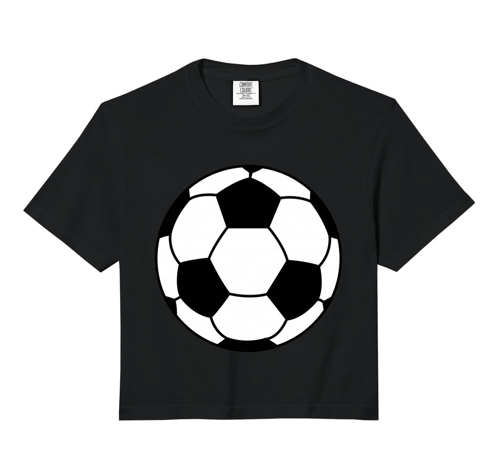 Soccer Ball Soccer Football Players T-Shirt - Minimalist Print for Adults