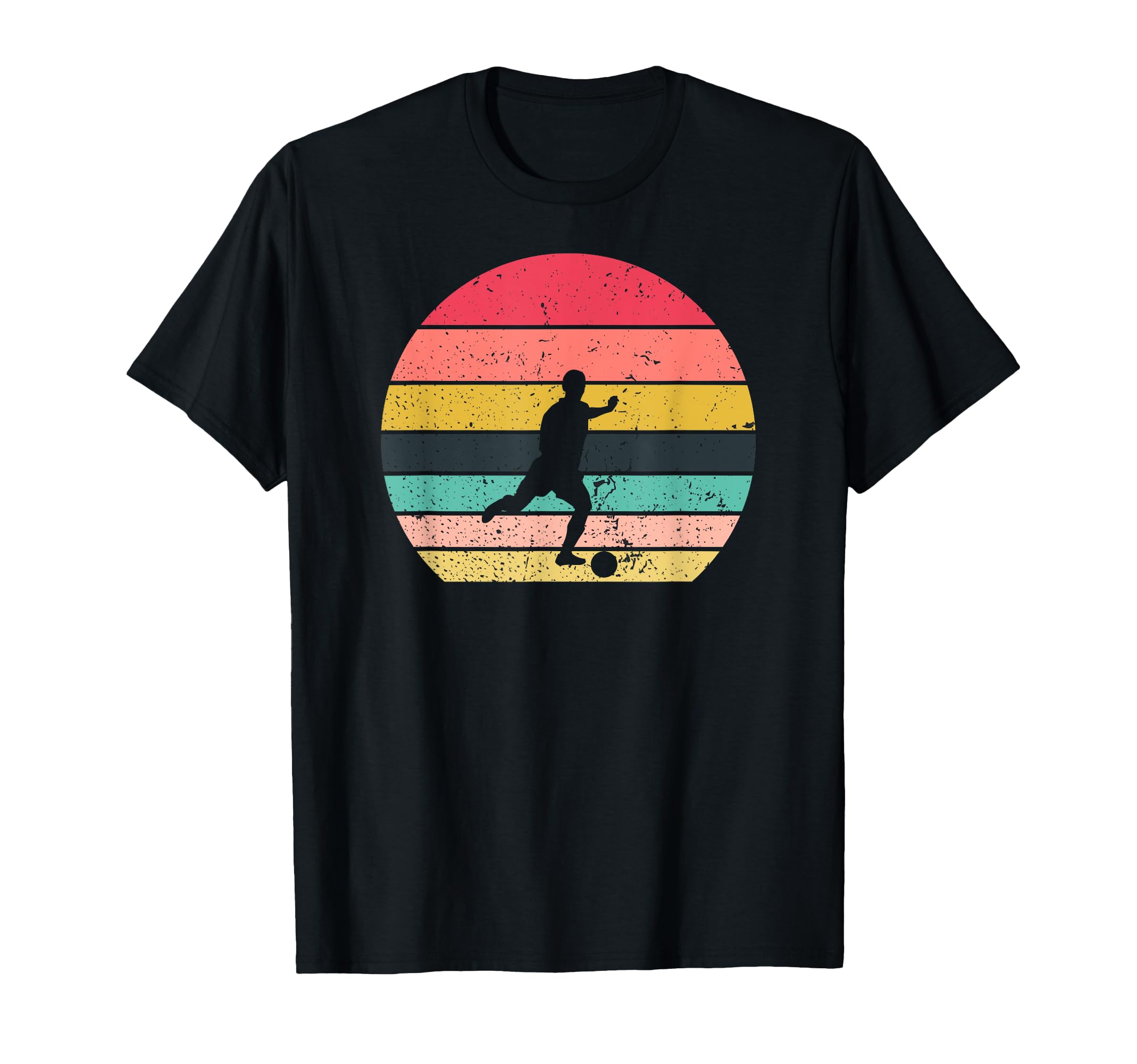 Football Soccer Sunset T-Shirt - Minimalist Print Unisex