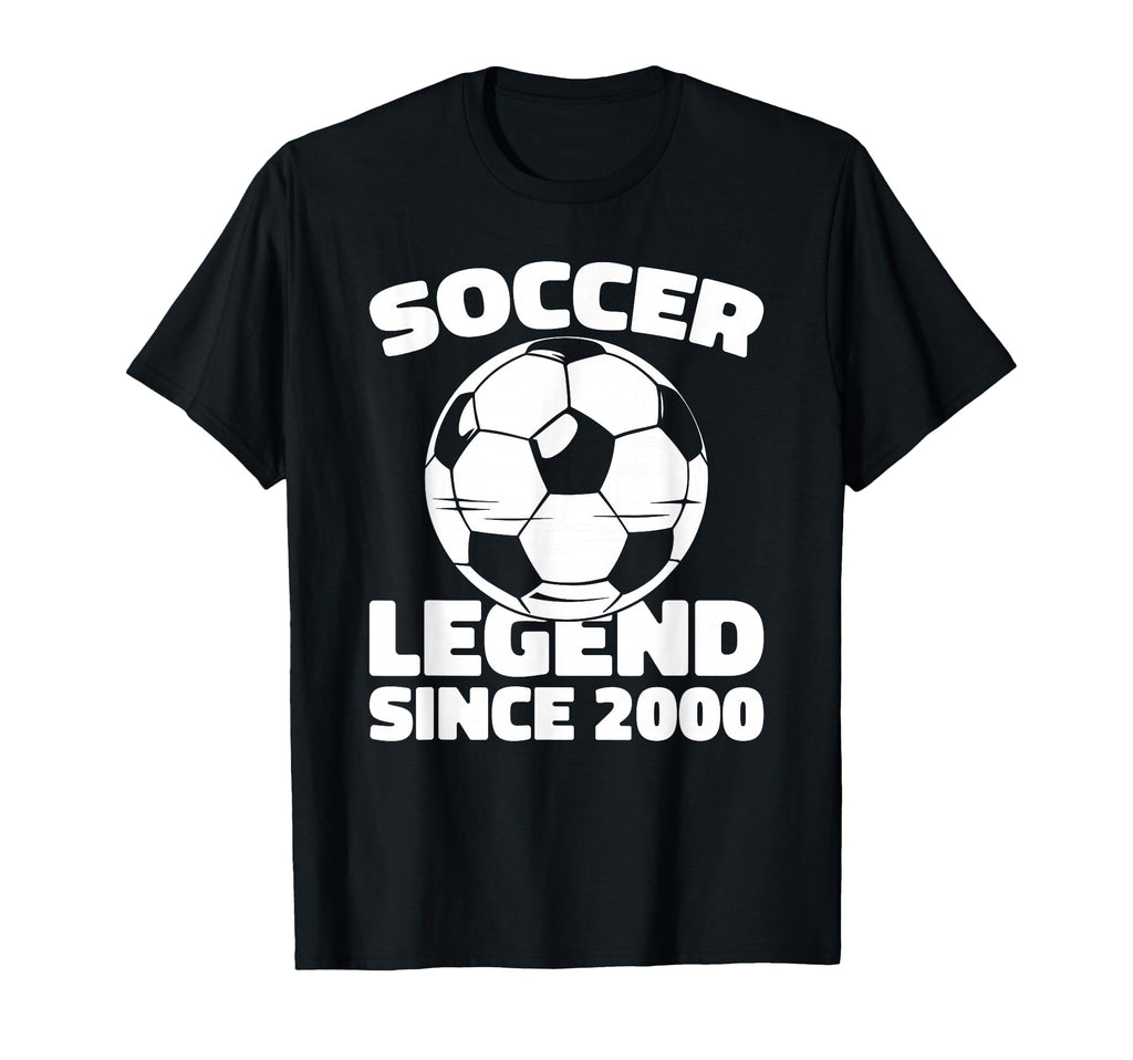 Born 2000 Soccer Player Sports Team T-Shirt - Streetwear Style for Adults