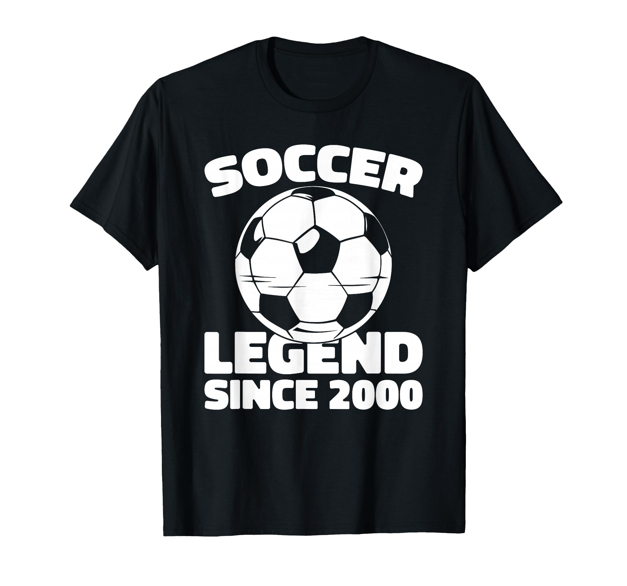 Born 2000 Soccer Player Sports Team T-Shirt - Streetwear Style for Adults