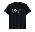 Soccer Heartbeat Soccer Ball T-Shirt - Streetwear Style Men Women