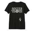 Soccer Mom Jersey Number 4 Favorite T-Shirt - Minimalist Print Men Women
