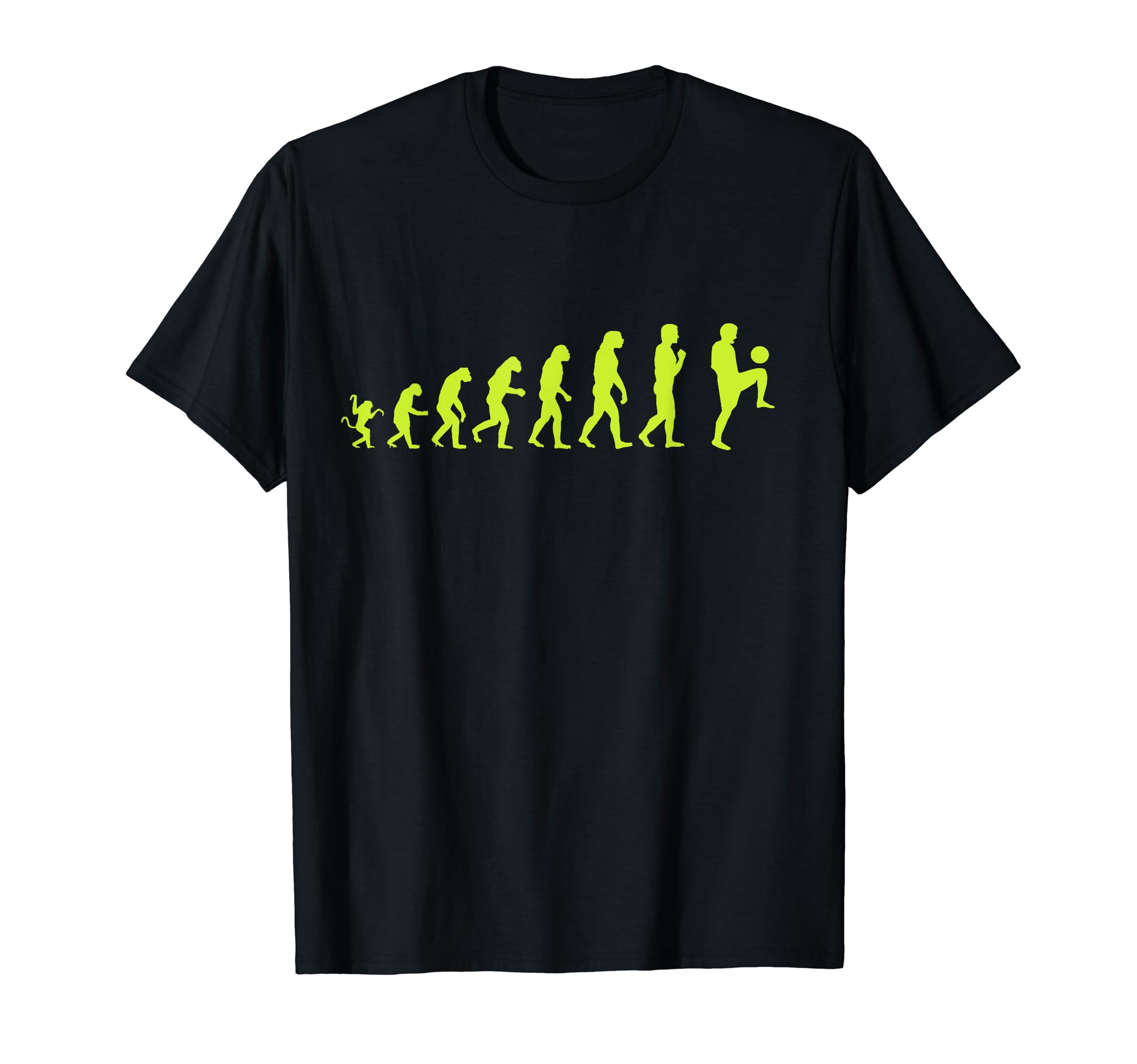 Funny Soccer Evolution Soccer Players T-Shirt - Trendy Graphic Unisex