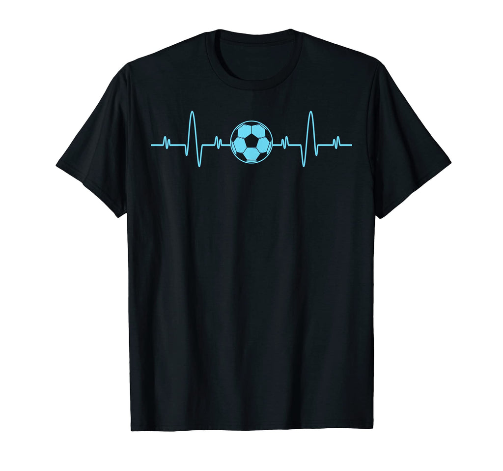 Soccer Heartbeat Soccer Lover Fans Soccer T-Shirt - Minimalist Print Unisex