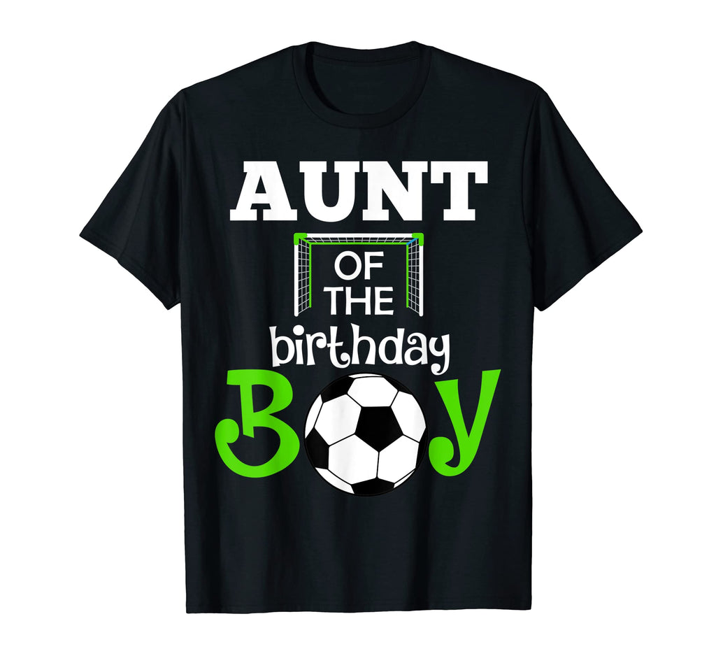 Aunt Birthday Funny Soccer 1Th B Day T-Shirt - Graphic Print Men Women