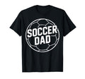 Dad Soccer Players Parent Coach T-Shirt - Casual Everyday Wear Men Women