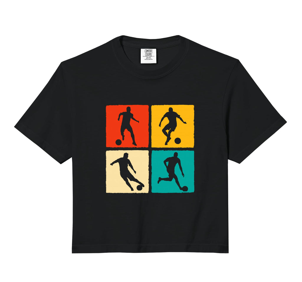 Soccer Silhouette Soccer Player Sweatshirt - Casual Everyday Wear Unisex