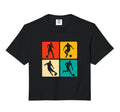 Soccer Silhouette Soccer Player Sweatshirt - Casual Everyday Wear Unisex