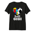 Autism Soccer Gigi Funny Autism Puzzle T-Shirt - Trendy Graphic for Adults