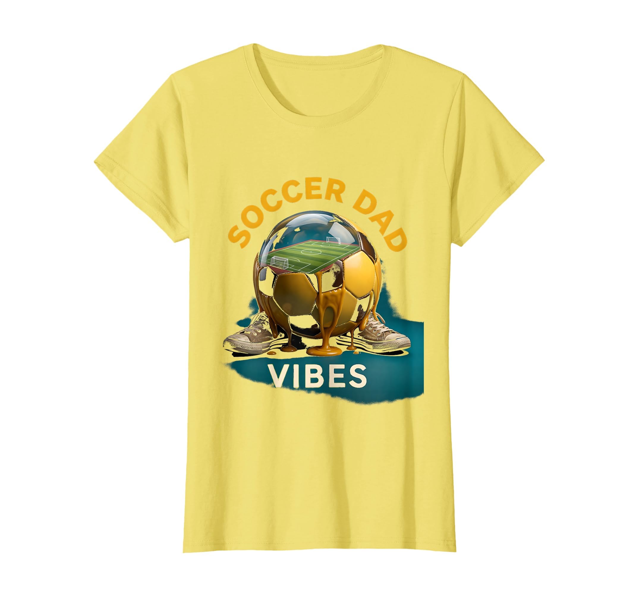 Soccer Dad Vibes Proud Football Father T-Shirt - Custom Art Print Men Women