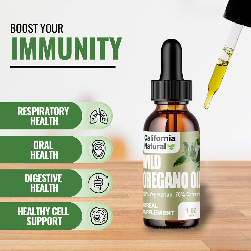 California Natural Wild Oregano Oil, 1 fl. oz.