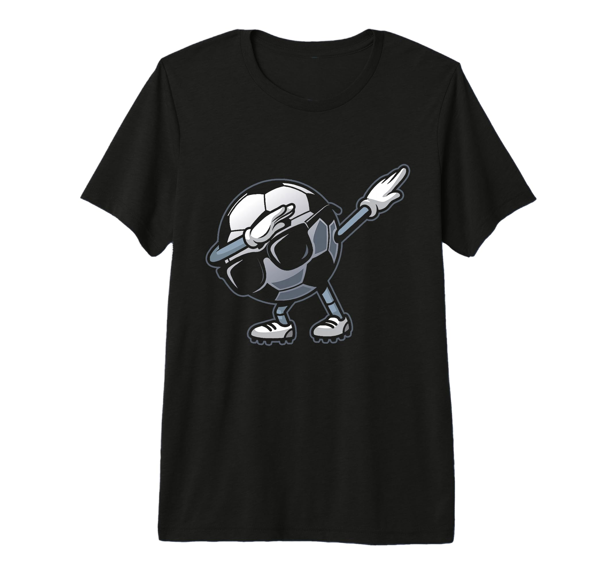 Dabbing Soccer Ball Funny Soccer T-Shirt - Aesthetic Graphic Men Women