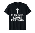This Loves Football Player Soccer Fan T-Shirt - Novelty Apparel Unisex