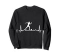 Soccer Heartbeat And Player Soccer Sweatshirt - Streetwear Style for Adults